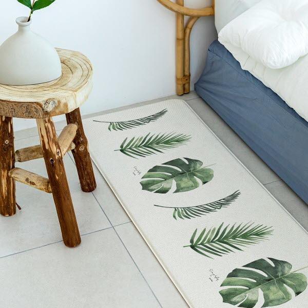 Фото 4 Коврик для кухни Kitchen Mat Монстера,  120*44*1.5 см