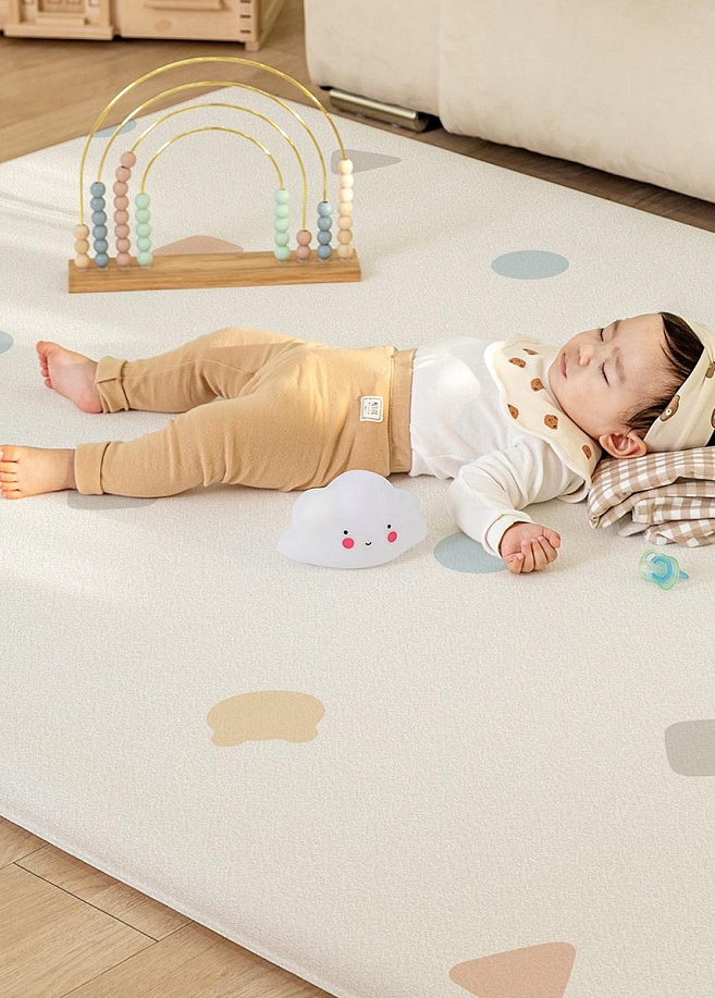 Фото 3 Коврик Parklon Pure Bubble mat 210х150х4 см, Пастельные тона