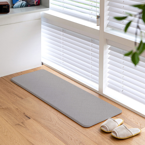 Фото 4 Коврик для кухни Parklon Kitchen Mat Голубые кружки, 120*44*1.2 см