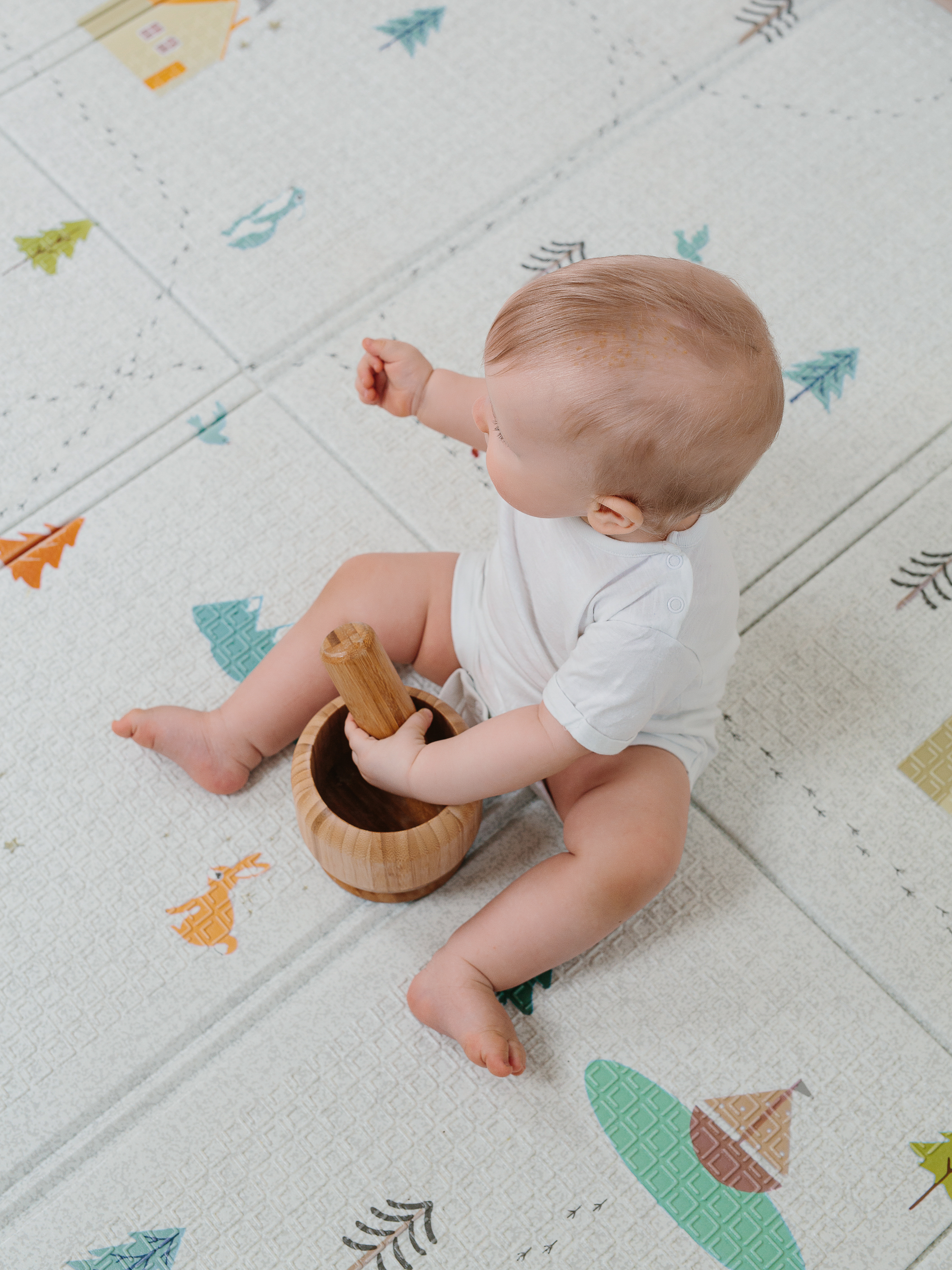 Видео Портативный коврик Portable 140х200х1 см, Лес чудес