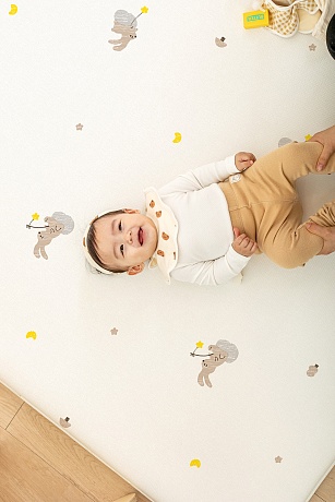 Коврик Pure Bubble mat 190х130х3 см, Зайка на луне 