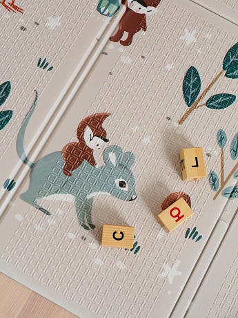 Портативный коврик Portable 140x200x1 см, Милые гномы