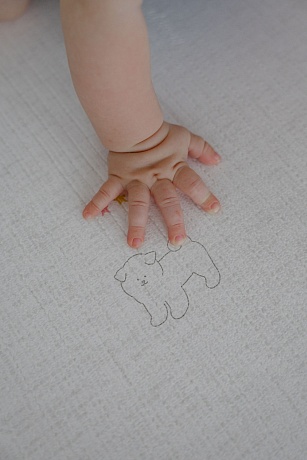 Коврик Parklon Pure Soft 190x130x1.2 см, Маленький щенок
