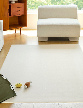 Ковер нескользящий для собак в гостиную Petnoriter Rug, Кремовый 230х140х0.55 см - 2