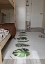Фото 5 Коврик Parklon Pure Soft 190x130x1.2 см, Монстера/Холмы