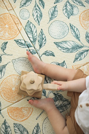 Портативный коврик Portable 200x140x1см, Солнечный лимончик