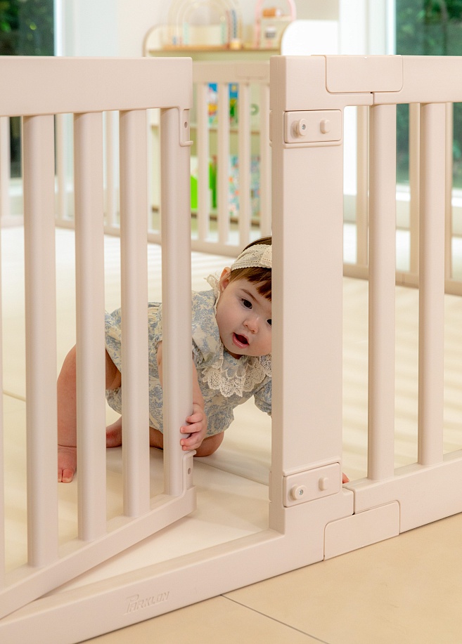 Фото 5 Детский манеж - двойной Parklon , Бежевый