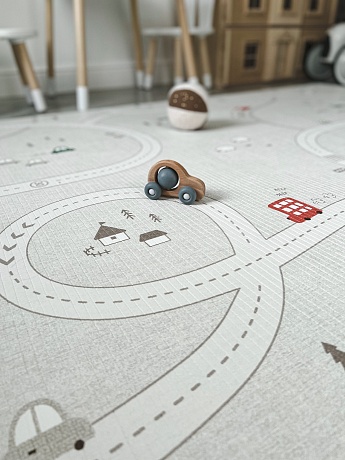 Коврик LaPure Soft 190x130x1.2 см, Машинки