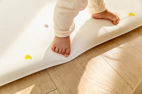 Коврик Pure Bubble mat 190х130х3 см, Зайка на луне 