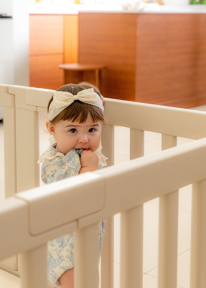 Фото 2 Детский манеж - двойной Parklon , Бежевый