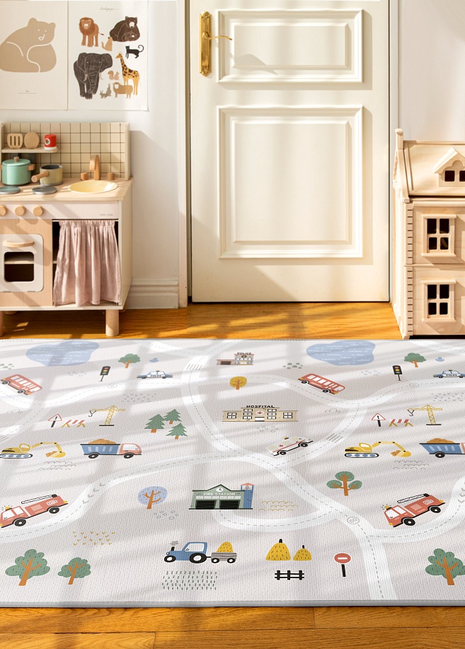 Фото 8 Коврик Prime Living 150x200x1 см, Чудесная дорога