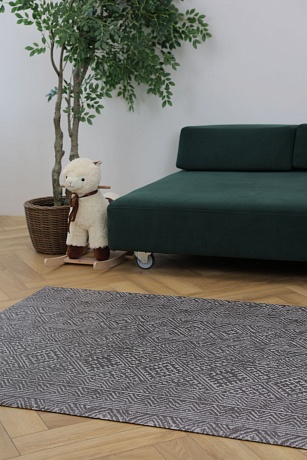 Коврик Pure Soft 190x130x1.2 см, Глубокий темный