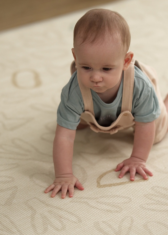 Фото 4 Коврик Prime Living 150x200x1 см, Пастель /Тераццо