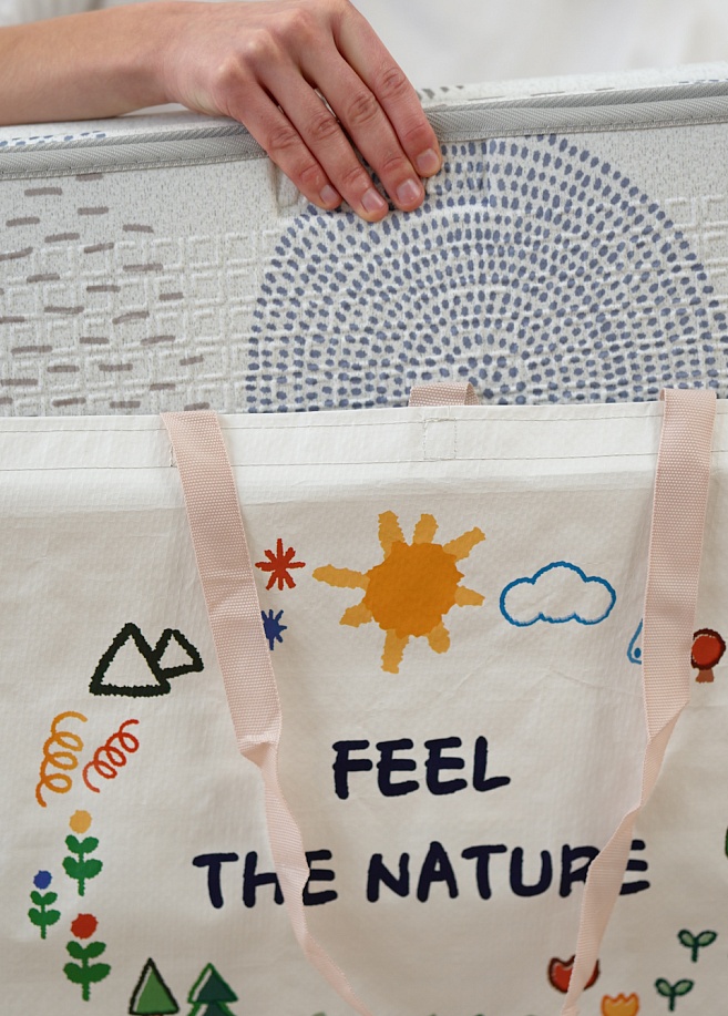 Фото 8 Складной коврик Sillky Portable 140x200x1 см, Уютные кружочки