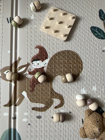 Портативный коврик Portable 140x200x1 см, Милые гномы