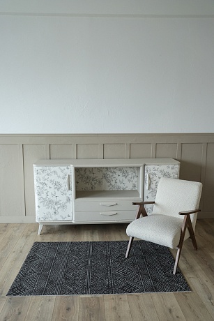 Напольное покрытие ковер рулонный для животных 150х100х0.55 см, Глубокий темный