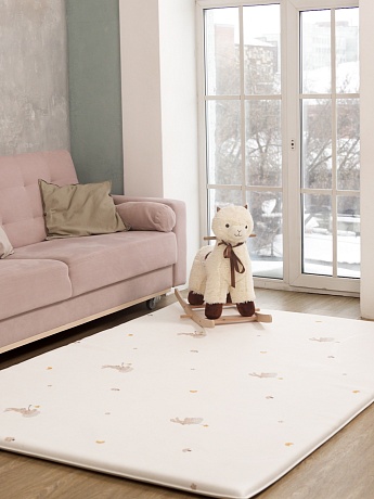 Коврик Parklon Pure Bubble mat 190х130х3 см, Зайка на луне
