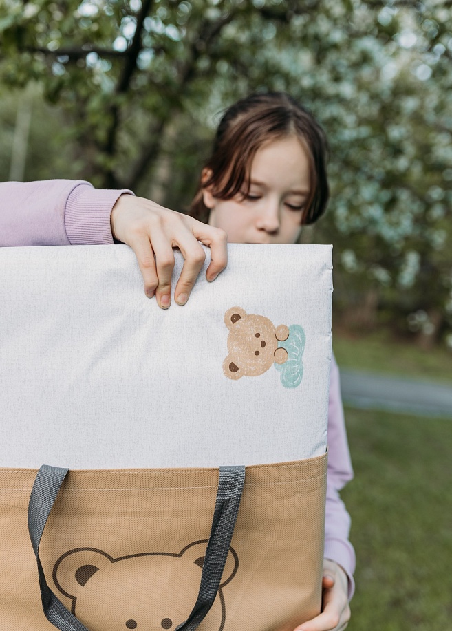 Фото 7 Водонепроницаемый коврик для пикника и пляжа, Мишка 100х145х0,3 см Фото 7 Водонепроницаемый коврик для пикника и пляжа, Мишка 100х145х0,3 см