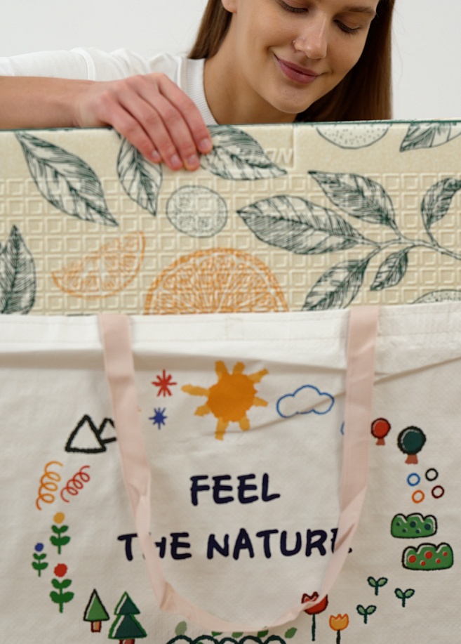 Фото 8 Портативный коврик Portable 200x140x1см, Солнечный лимончик