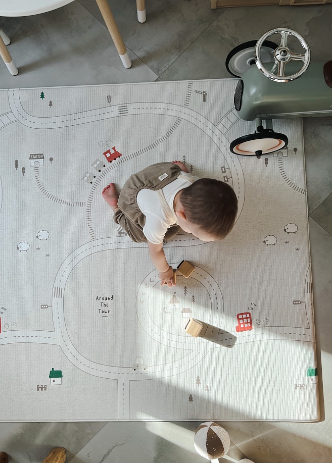 Фото 6 Коврик LaPure Soft 190x130x1.2 см, Машинки