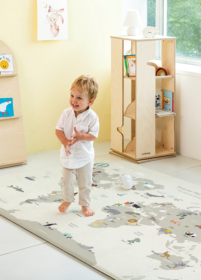 Фото 1 Коврик Pure Soft 210x140x1.5 см, Карта Мира Фото 1 Коврик Pure Soft 210x140x1.5 см, Карта Мира