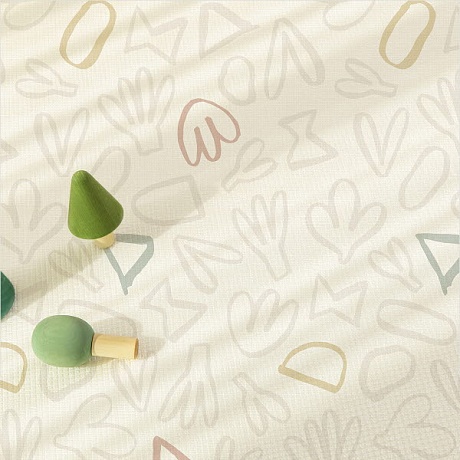 Коврик Prime Living 150x200x1 см, Пастель /Тераццо