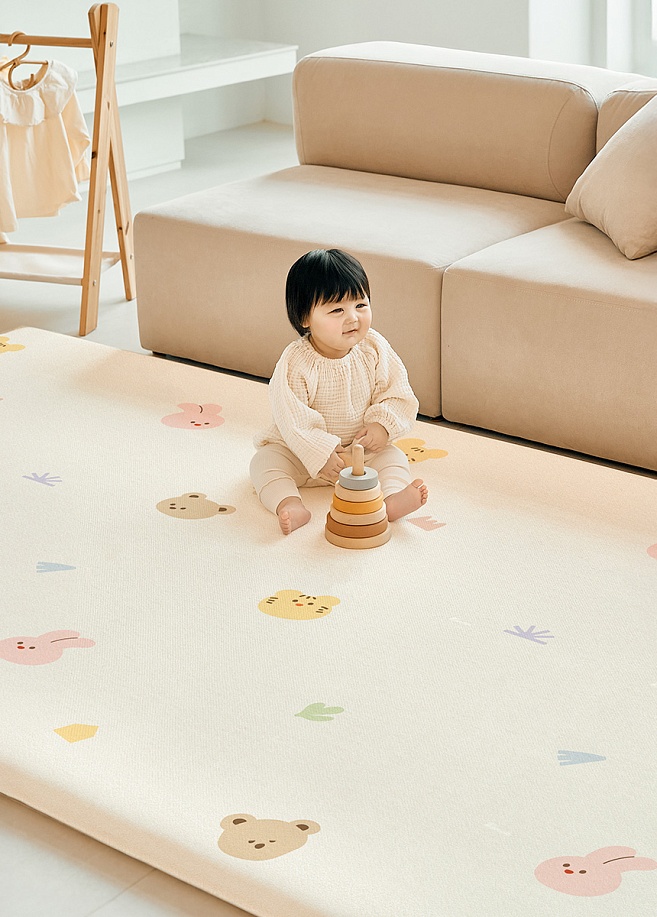 Фото 3 Коврик Parklon Pure Bubble mat 190х130х3 см, Мишка 130*190*3.0 см