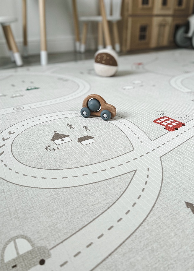 Фото 5 Коврик LaPure Soft 190x130x1.2 см, Машинки