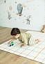 Фото 4 Коврик Pure Soft 190x130x1.2 см, Голубой и желтый дофамин