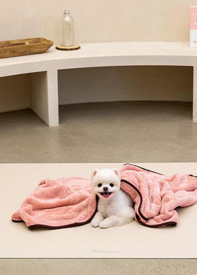 Фото 7 Антибактериальный непромокаемый коврик под пеленку Petnoriter 100х68х0.3 см, Бежевый