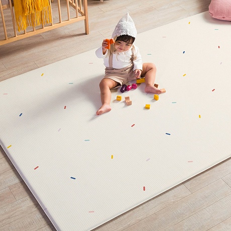 Коврик Pure Soft 190x130x1.2 см, Веселые конфетти