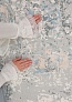 Фото 2 Коврик Pure Soft 190x130x1.2 см, Туманный дамаск