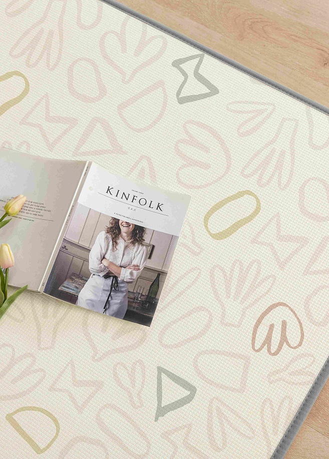 Фото 6 Коврик Prime Living 150x200x1 см, Пастель /Тераццо Фото 6 Коврик Prime Living 150x200x1 см, Пастель /Тераццо