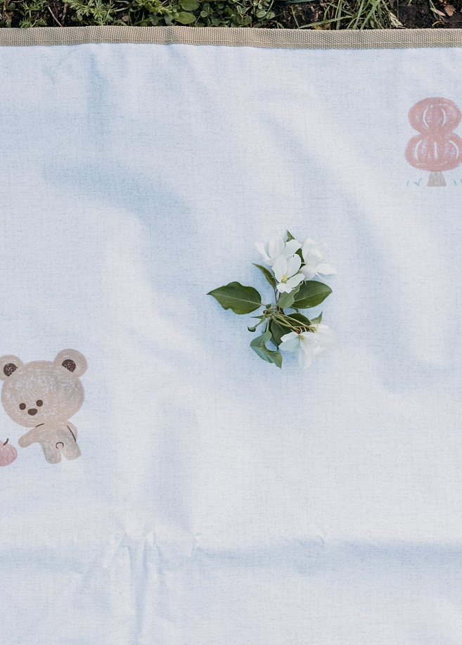 Фото 6 Водонепроницаемый коврик для пикника и пляжа, Мишка  200*145*0,3 см