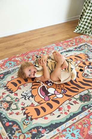 Коврик Pure Soft 190x130x1.2 см, Тигр