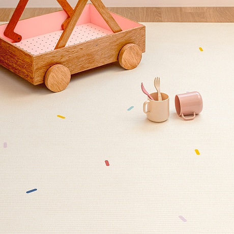 Коврик Pure Soft 190x130x1.2 см, Веселые конфетти