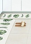 Фото 3 Коврик для кухни Kitchen Mat Монстера,  120*44*1.5 см