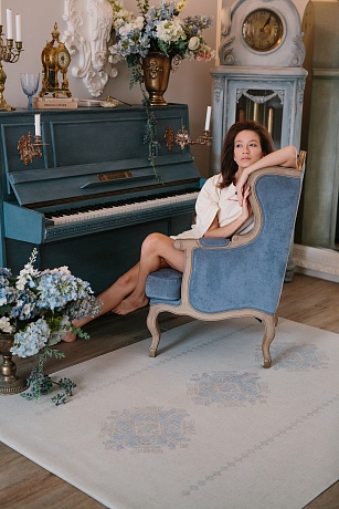 Коврик Signature DustEnd 200x140x0.55 см, Восточные узоры