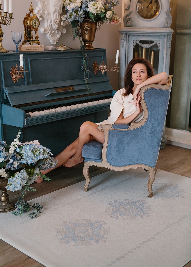 Фото 1 Коврик Signature DustEnd 200x140x0.55 см, Восточные узоры