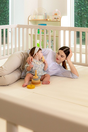 Детский манеж - двойной Parklon , Бежевый