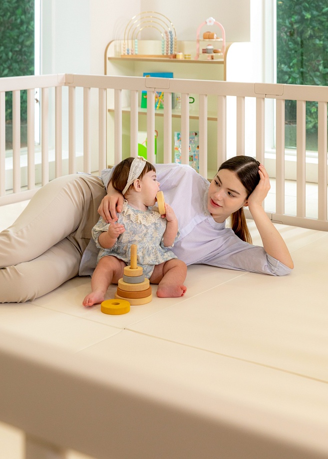 Фото 1 Детский манеж - двойной Parklon , Бежевый