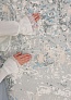 Фото 2 Коврик Pure Soft 190x130x1.2 см, Туманный дамаск