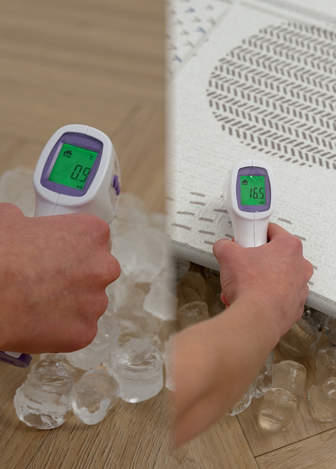 Фото 6 Складной коврик Sillky Portable 140x200x1 см, Уютные кружочки