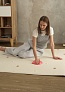 Фото 5 Коврик Parklon Prime Living Edge 150x200x1.5см, Зайчики-ромашки