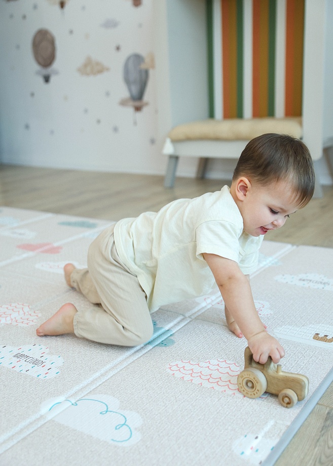 Фото 4 Складной коврик Sillky Portable 140x200x1 см, Облачка Фото 4 Складной коврик Sillky Portable 140x200x1 см, Облачка