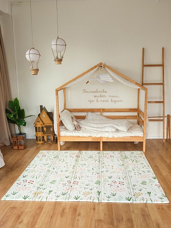 Портативный коврик Portable 180x200x1.5см, Мишка-садовник