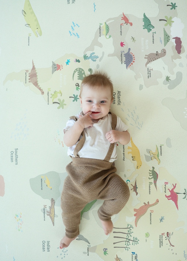 Фото 2 Коврик Pure Soft 210x140x1.5 см, Динозаврики Фото 2 Коврик Pure Soft 210x140x1.5 см, Динозаврики