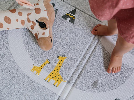 Cкладной коврик без каймы Parklon Sillky light 140x200x1 см, Новые тропинки