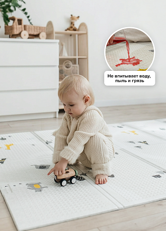 Портативный коврик Portable 140x200x1см, Лесные тропинки